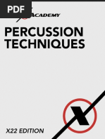 X22 Technique Packet - Percussion