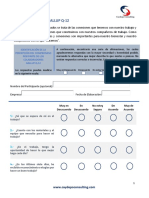 Modelo de Encuesta GALLUP Q-12: Identificación de La Percepción Del Compromiso Por Parte de Los Colaboradores Gallup Q-12