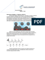 Aula Sobre Movimento Retilíneo e Uniforme (MRU)