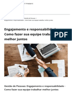 Engajamento e Responsabilidade - Como Fazer Sua Equipe Trabalhar Melhor Juntos - CEGESP