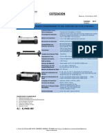 Cotizacion: Codigo: 8011 Plotter Canon Icanon Imageprograf Tm-200, Inyección de Tinta 5 Colores