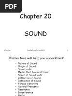 Sound: Mfmcgraw Chap20A-Sound-Revised-4/28/10 1