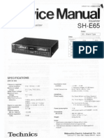 SHE65 - SM - TECHNICS Service Manual