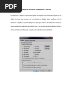 Referencia de Puntos Geometricos A Objetos