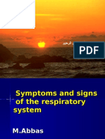 Symtoms and Signs of The Respiratory System