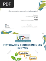 Fertilización y Nutrición