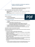 Procedimiento para La Gestión y Control de Carpetas Médicas y Juntas Médicas