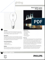 Philips Metal Halide Lamps Bulletin 10-91