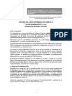 Informe Del Grupo de Trabajo Recaido en El Decreto Legislativo #1459 Periodo de Sesiones 2020-2021