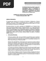 Comisión de Constitución Y Reglamento Periodo de Sesiones 2020 - 2021