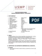 Facultad de Medicina Humana Sílabo de Emergencias Médicas Y Toxicologicas I. Datos Generales