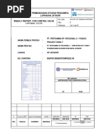 Weekly Report For Control Valve - REV 0 15 January 2023