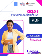 Programación Básica: Ciclo 2