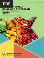 Statistik Harga Konsumen Perdesaan Kelompok Makanan 2021