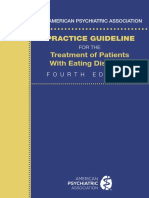 The American Psychiatric Association Practice Guideline For The Treatment of Patients With Eating Disorders - Text