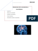 Alteraciones de La Consciencia y Neurológicas