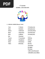 170323-5th Chapter-Numeric, Days and Date