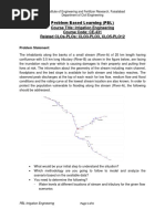 PBL - Irrigation Engg-Session 2018