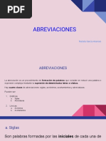 Abreviaciones 3º Eso