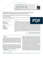 Development of Full Ceramic Electrodes For Lithium-Ion Batteries Via Desktop-Fused Filament Fabrication and Further Sintering