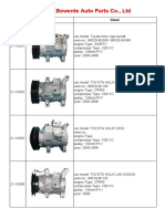 Auto AC Compressor 21-10001