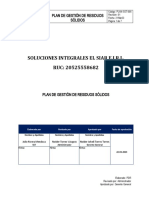 PLAN-SST-005 Plan de Gestion de Residuos Solidos