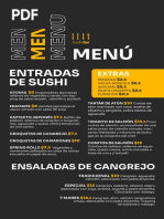 Menu 11y11 Agosto