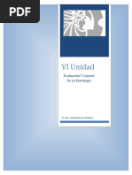 VI Unidad: Evaluación Y Cóntról de La Estrategia