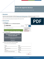 Actualizar VersionSoftware TLS4 - TLS4 Series Console Software Upgrade Instructions (576047-367) .En - Es