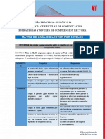 MATRIZ DE ANÁLISIS LECTOR - PRIMERA LECTURA Ucv11