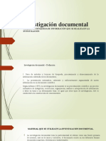 Investigación Documental: Trabajo de Búsqueda de Información Que Se Realiza en La Investigación