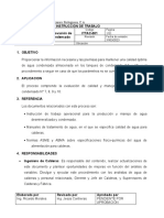 ITTAC-001 Instrucción de Trabajo de Renovacion de Agua de Tanques de Condensados