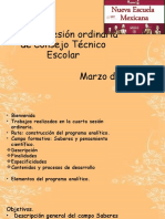 Quinta Sesión Ordinaria de Consejo Técnico Escolar: Marzo Del 2023