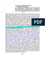 Guión para Primera Declaración Corregido 2