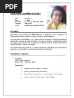 CV - Estefany Coveñas Vilchez