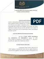 AÇÃO DE INDENIZAÇÃO DANOS MORAIS TALLITA SOUZA VASCONCELOS X CELPE (Salvo Automaticamente)