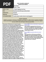 Eled 3000 Lesson Plan - Jordan Slone Finished Edited