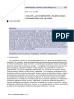 Factores de Éxito para Las Incubadoras Universitarias