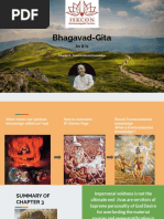 Presentation of Bhagavad-Gita CH 4