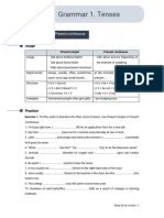 Grammar 1. Tenses