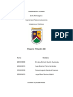 Informe Instalalaciones Electricas Proyecto