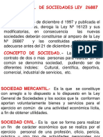 Ley General de Sociedades Ley 26887: .-La Reunión