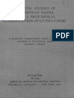 Phyletic Studies OF Teleostean Fishes, - With Provisional Classification of Living Forms