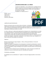 PROPUESTAS DE FLEXIBILIZACIÓN EN LENGUA 2023 1° y 2° GRADO