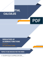 Differential Calculus Chapter 2 Lecture