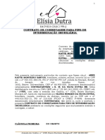 Contrato de Corretagem para Fins de Intermediação Imobiliária