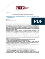 Comprensión y Redacción de Textos II Semana 1 Fuentes de Información para El Ejercicio de Transferencia