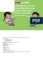 Organización Del Sector Biblioteca para Servicios de Cuna Y Jardín en Ciclosiyiideebr