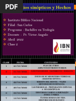Clase 2 Sinópticos y Hechos 2022
