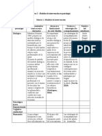 Tarea 3 - Modelos de Intervención en Psicología